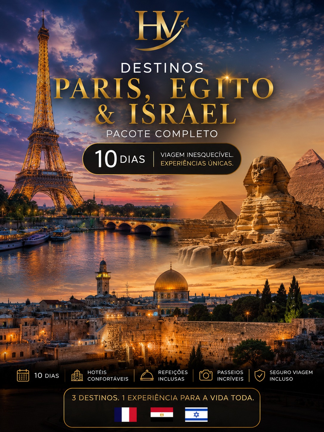PARIS & ROMA ESPERAM POR VOCÊ